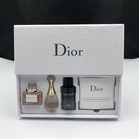 dior perfume gift box|Dior miniature perfume gift set.